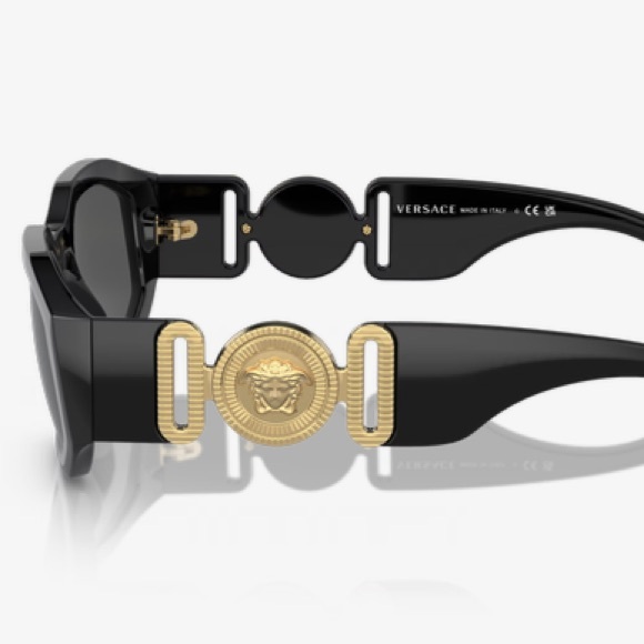 Versace Other - Versace Sunglasses Unisex black and gold